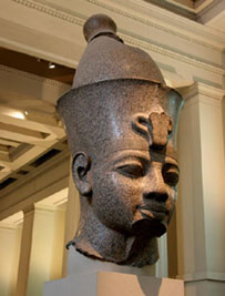 Amenhotep III wearing the Double Crown copyright Jon Bosworth