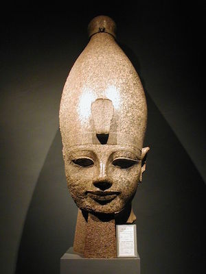Amenhotep III wearing the White Crown copyright Gerard Ducher