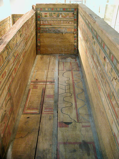 Coffin of Gua twelfth dynasty from Deir el Bersha