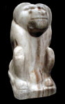 Statue of a baboon bearing Narmer's name (copyright Keith Schengili-Roberts)