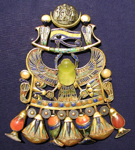 Pendant from the tomb of Tutankhamun