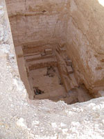 Burial chamber of Djedefre's pyramid from www.egyptarchive.co.uk