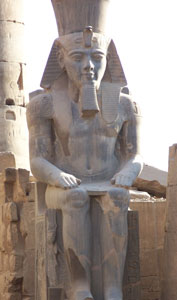 Ramesses II at Luxor Temple