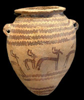 Naqada II pottery (copyright Guillaume Blanchard)