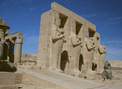 Ramesseum (copyright S F E Cameron)