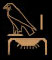 Golden Horus name; bk nbw (Golden Falcon)