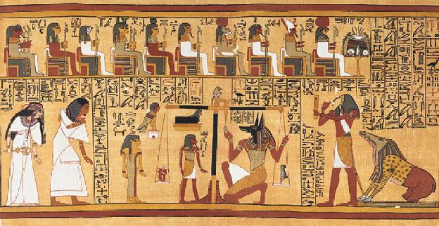 Kalbin tartılmasında Thoth, Ani Papirüsü