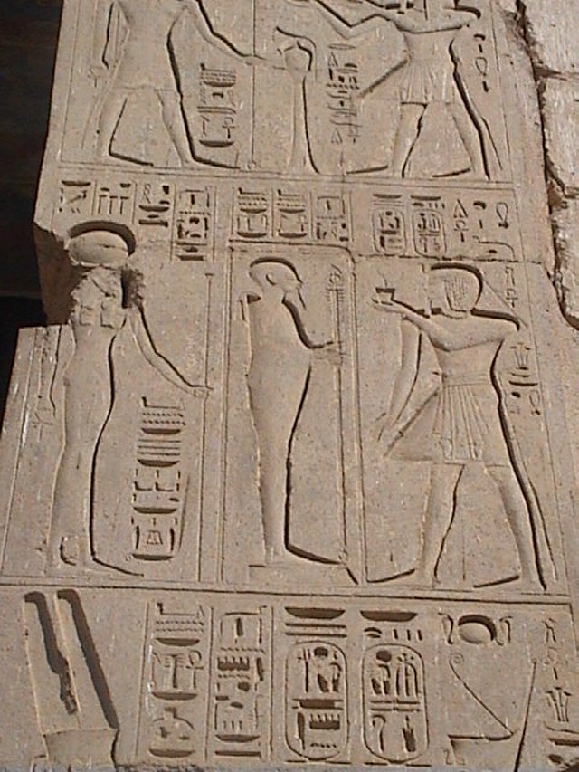 Ptah, Sekhmet ve Ramses III, Medinet Habu
